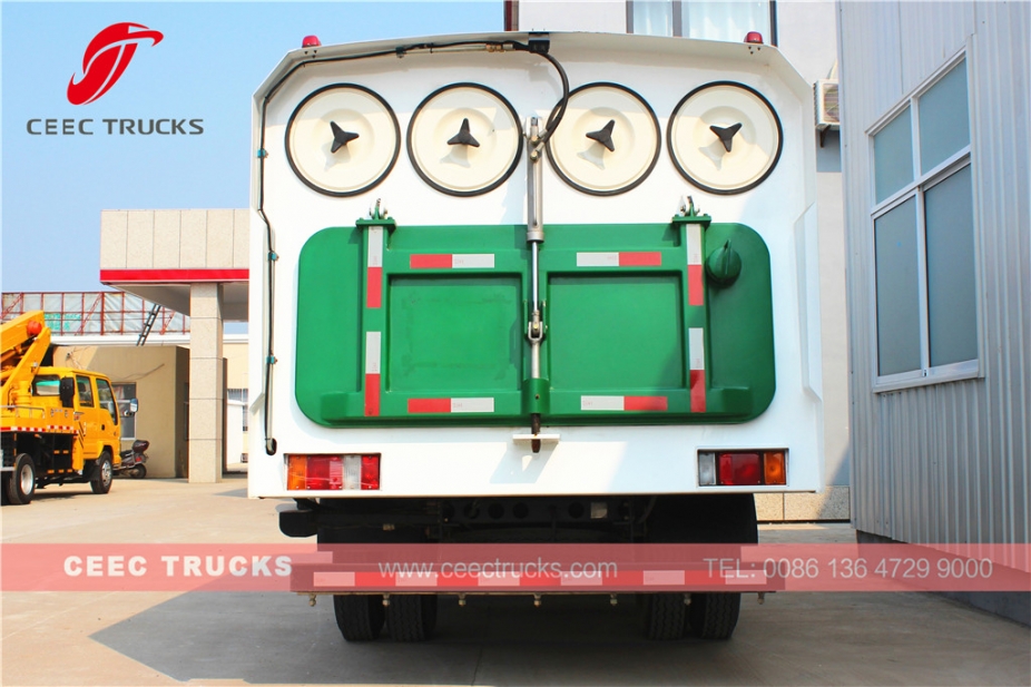 ISUZU 5 CBM လေဟာနယ် လမ်းသန့်ရှင်းရေး ကား