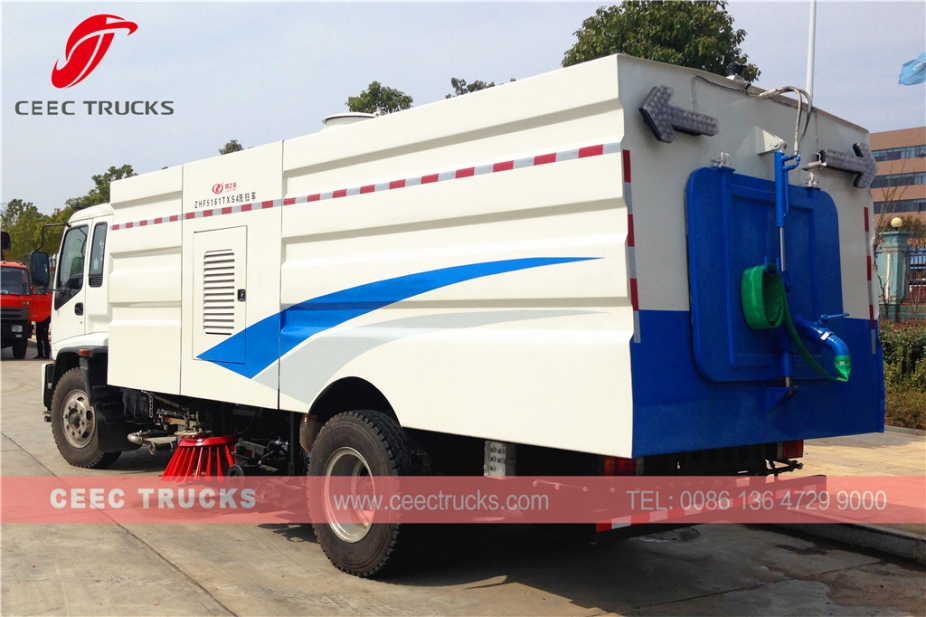 ISUZU ၁၂ ကျူပီမီတာ လမ်းသန့်ရှင်းရေးယာဉ်