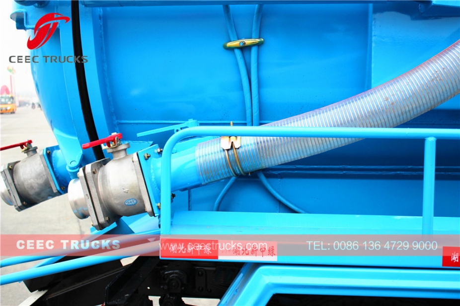 ဒေါင်ဖန်း ၈၀၀၀ လီတာ စွန့်ပစ်ရေ စုပ်စက်ကား