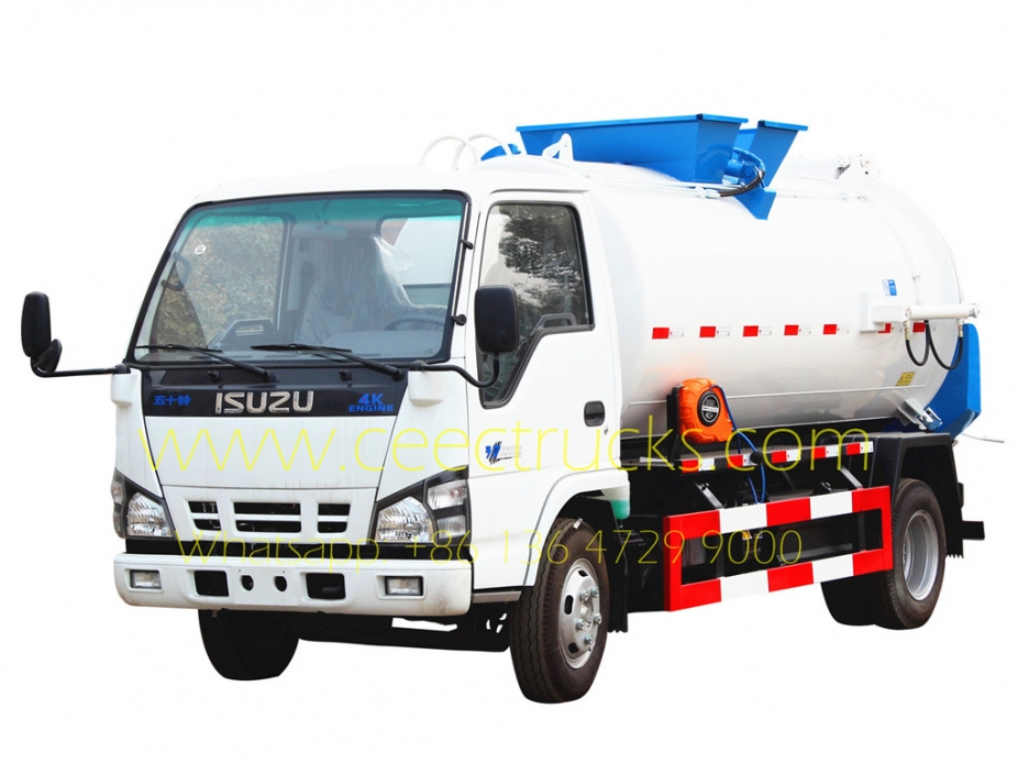 ISUZU ၄၀၀၀ လီတာ စားအုန်း ပစ်ချ တင်ကား