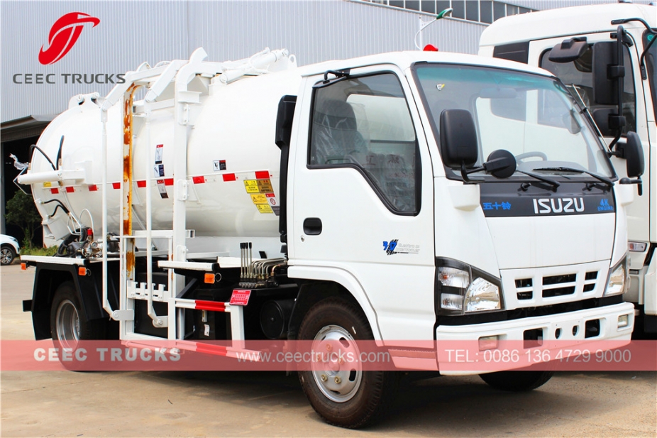 ISUZU ၄၀၀၀ လီတာ စားအုန်း ပစ်ချ တင်ကား