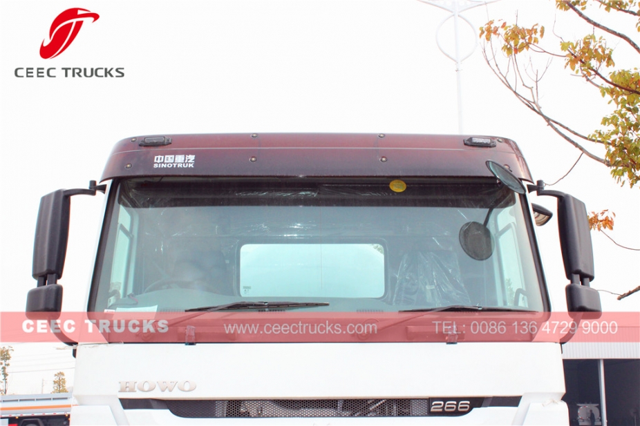 HOWO RHD ပုံစံ ၁၀၀၀၀ လီတာ ဖိအားစုပ် စွန့်ပစ်ရေ ကား