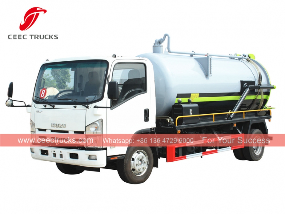 ISUZU ၈ ကျူးမီ စွန့်ပစ်ရေ ကား