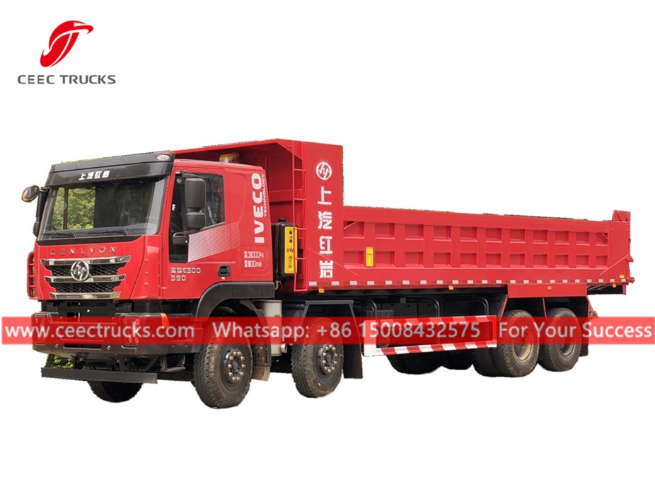 ၈x၄ ကျောက်တင်ယာဉ် IVECO Genlyon