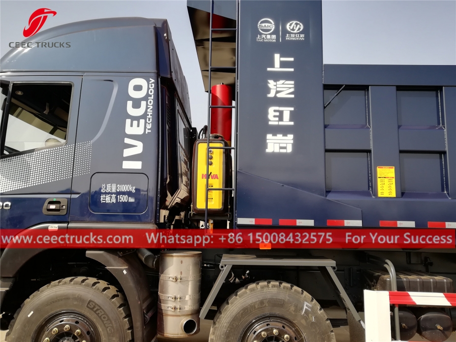 IVECO 8x4 ကျောက်ချပ်တင်ယာဉ်