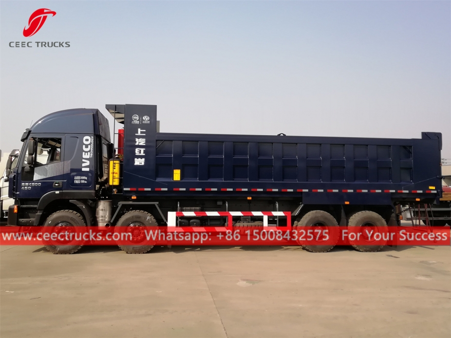 IVECO 8x4 ကျောက်ချပ်တင်ယာဉ်