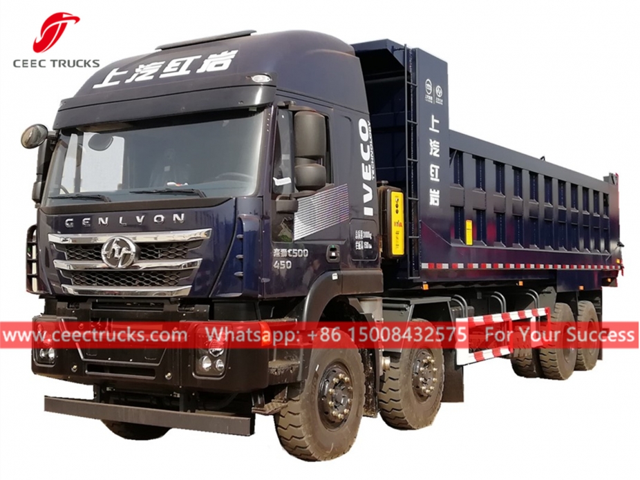 IVECO 8x4 ကျောက်ချပ်တင်ယာဉ်