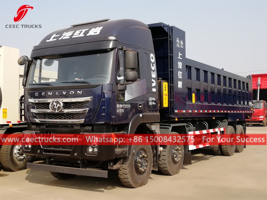 IVECO 8x4 ကျောက်ချပ်တင်ယာဉ်