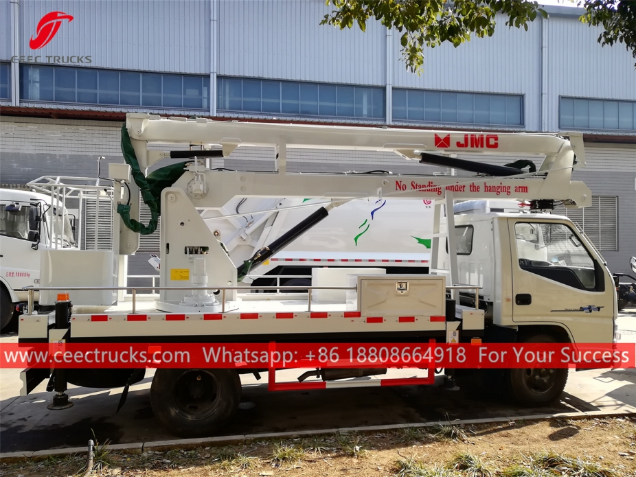 14m တန် JMC လေထောင် ပလက်ဖောင်း ကား