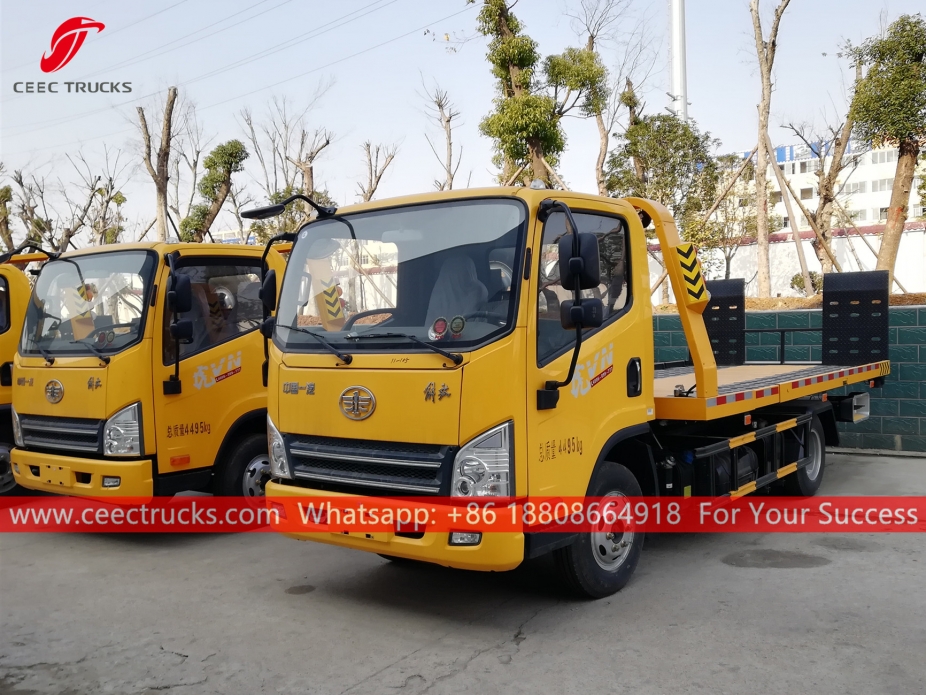 4x2 နိမ့် ပြား ကုတင် ကား FAW