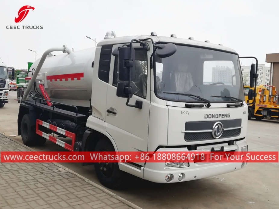 ၈၀၀၀ လီတာ မြောင်းရေ စုပ်စက် တိုင်ကီ ကား DONGFENG