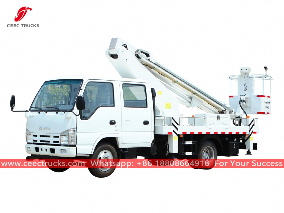ISUZU ၁၆ မီတာ လေထောင် ပလက်ဖောင်း ယာဉ်