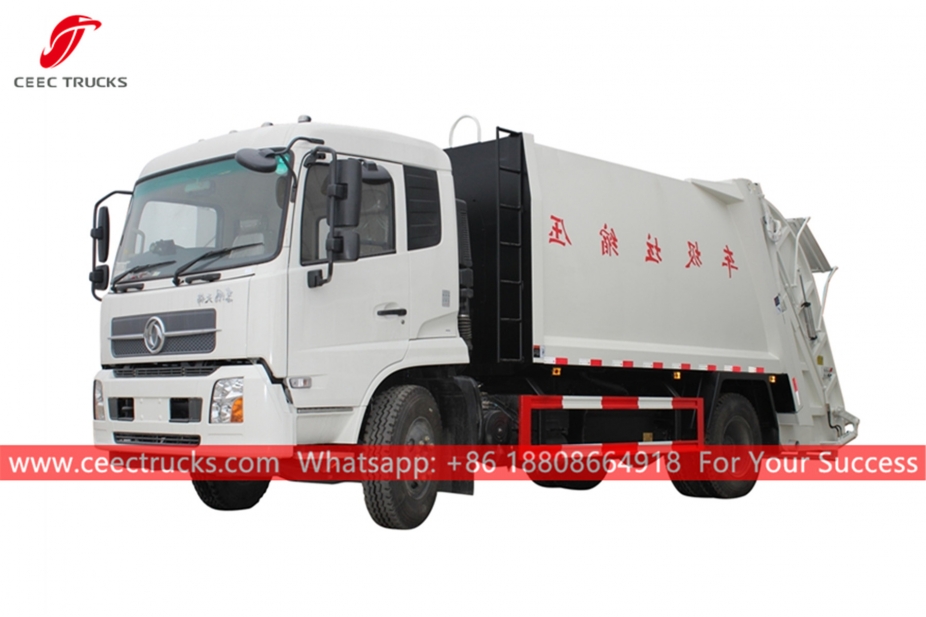 Dongfeng ၁၄ ကျူပီမီတာ စွန့်ပစ်ပစ္စည်း သိပ်သည်း ယာဉ်