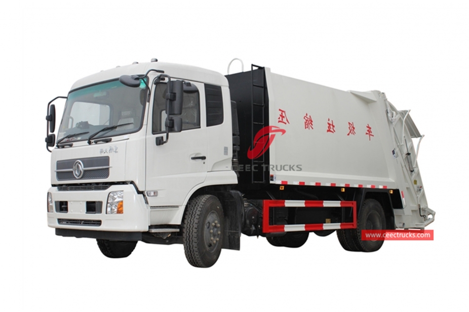 Dongfeng ၁၄ ကျူပီမီတာ စွန့်ပစ်ပစ္စည်း သိပ်သည်း ယာဉ်
