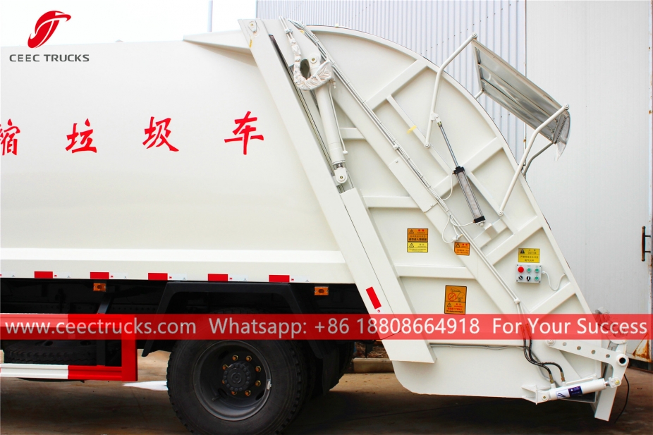 Dongfeng ၁၄ ကျူပီမီတာ စွန့်ပစ်ပစ္စည်း သိပ်သည်း ယာဉ်