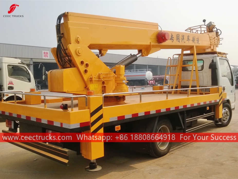 ISUZU ၁၈ မီတာ လေထောင် လုပ်ငန်း ပလက်ဖောင်း ယာဉ်