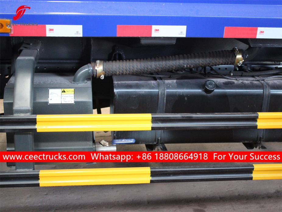 ISUZU ၈ ကျူပီမီတာ စွန့်ပစ်ပစ္စည်း သိပ်သည်း ယာဉ်