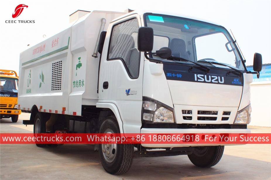 ISUZU ၅ ကျူပီမီတာ လမ်းသန့်ရှင်းရေး ယာဉ်