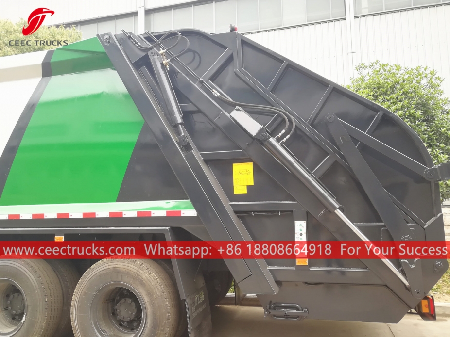 Dongfeng ၁၈ ကျူပီမီတာ စွန့်ပစ်ပစ္စည်း သိပ်သည်း ယာဉ်