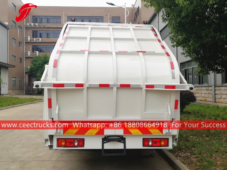 Dongfeng ၁၂ ကျူပီမီတာ သိပ်သည်း စွန့်ပစ်ပစ္စည်း ယာဉ်