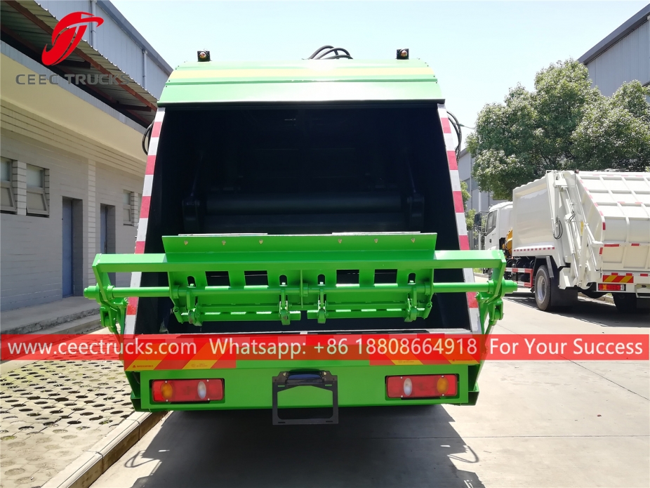 Dongfeng ၁၂ ကျူပီမီတာ စွန့်ပစ်ပစ္စည်း သိပ်သည်း ယာဉ်
