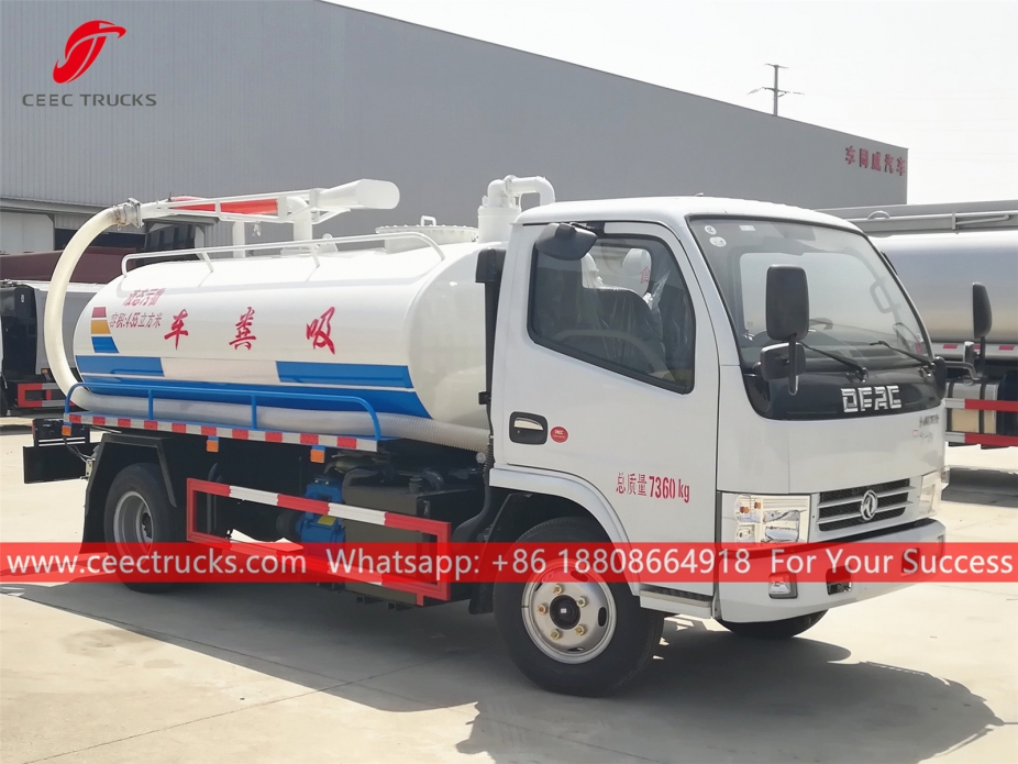 လီတာ ၄၅၀၀ စွန့်ပစ်အိမ်သာ စုပ်ယူကား DongFeng