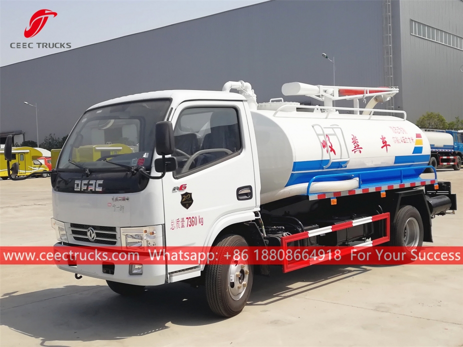လီတာ ၄၅၀၀ စွန့်ပစ်အိမ်သာ စုပ်ယူကား DongFeng