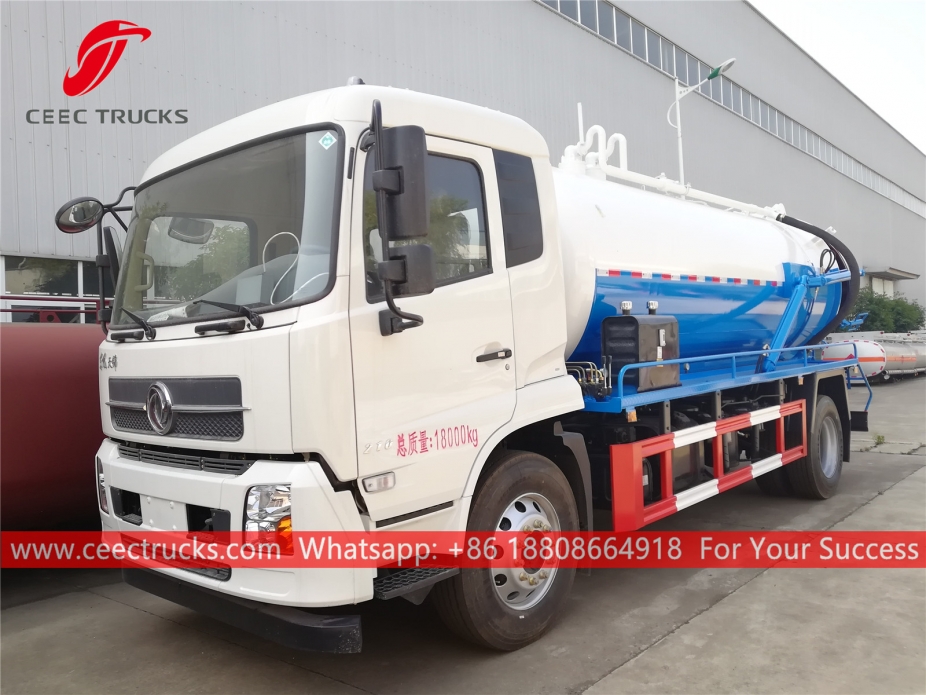 ၁၀ ကျူပီအမ် စွန့်ပစ်ရေ တင်သွင်းကား DONGFENG