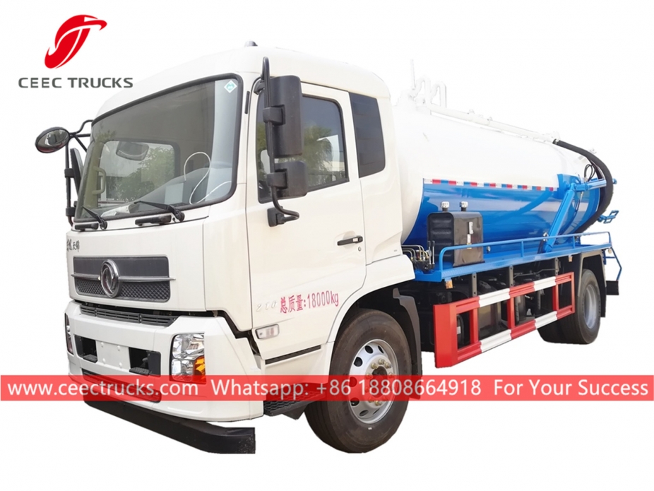 ၁၀ ကျူပီအမ် စွန့်ပစ်ရေ တင်သွင်းကား DONGFENG