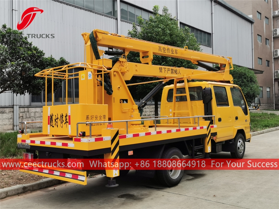 ISUZU ၁၄ မီတာ အမြင့် ပလက်ဖောင်း လုပ်ငန်း ကား