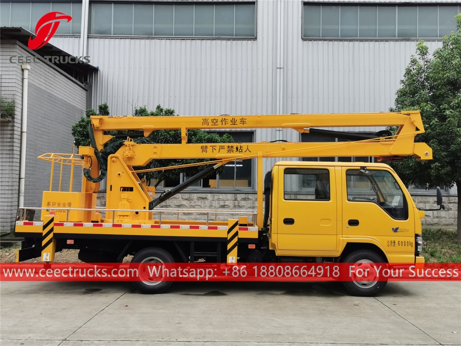 ISUZU ၁၄ မီတာ အမြင့် ပလက်ဖောင်း လုပ်ငန်း ကား