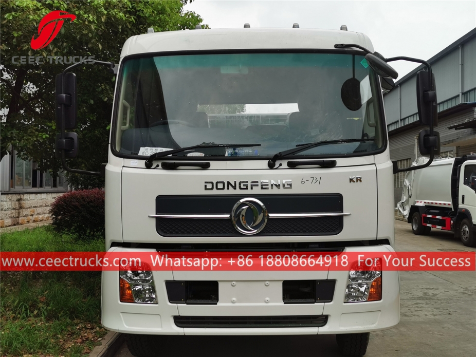 Dongfeng RHD လှည့် လက်ရှည် စွန့်ပစ်ပစ္စည်း ကား