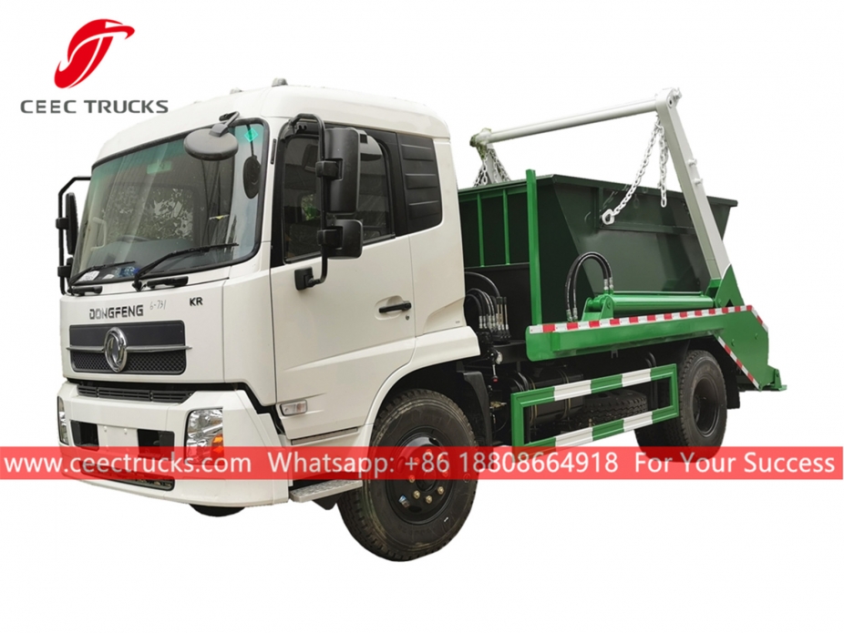 Dongfeng RHD လှည့် လက်ရှည် စွန့်ပစ်ပစ္စည်း ကား