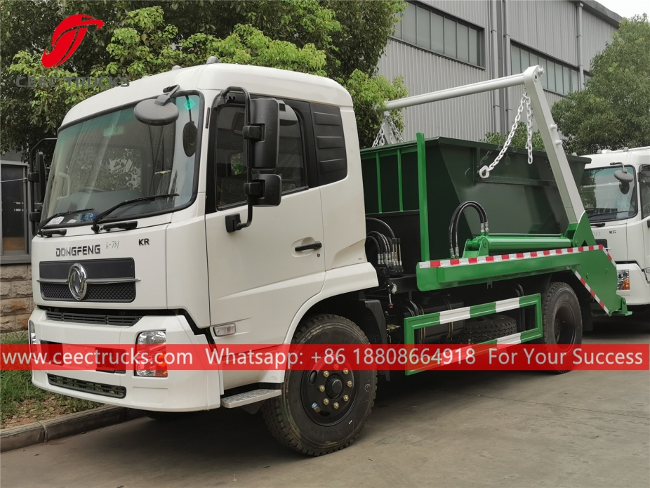 Dongfeng RHD လှည့် လက်ရှည် စွန့်ပစ်ပစ္စည်း ကား