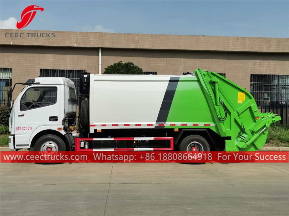 Dongfeng ၆ ကျူပီအမ် စွန့်ပစ်ပစ္စည်း ဖိပြီး ကား