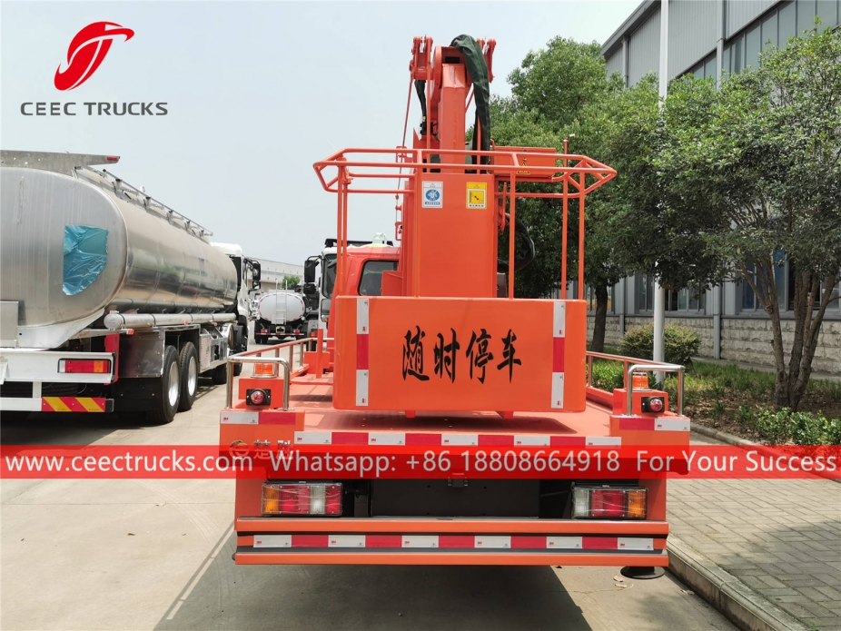 ISUZU ၁၈ မီတာ အမြင့် ပလက်ဖောင်း လုပ်ငန်း ကား