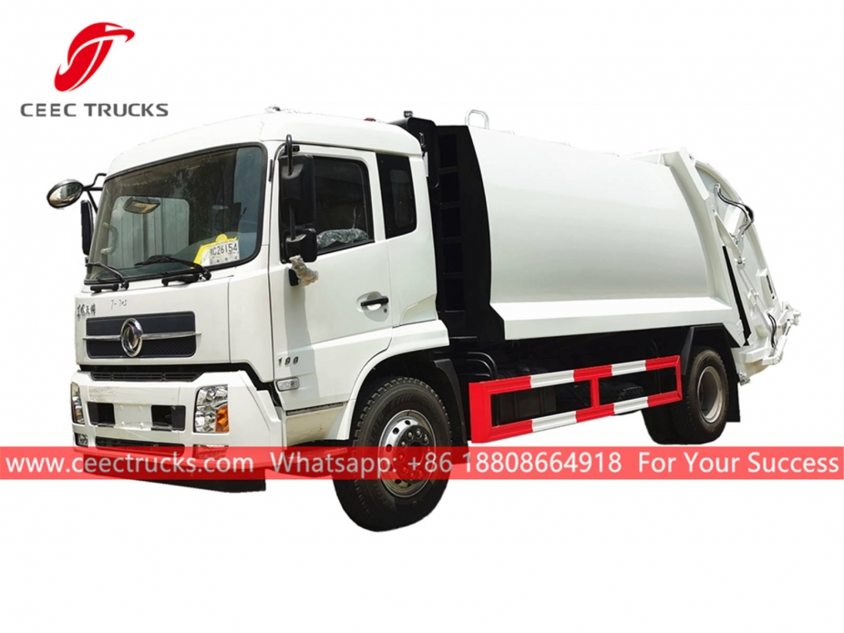Dongfeng ၁၀ ကျူပီအမ် ဖိပြီး စွန့်ပစ်ပစ္စည်း ကား