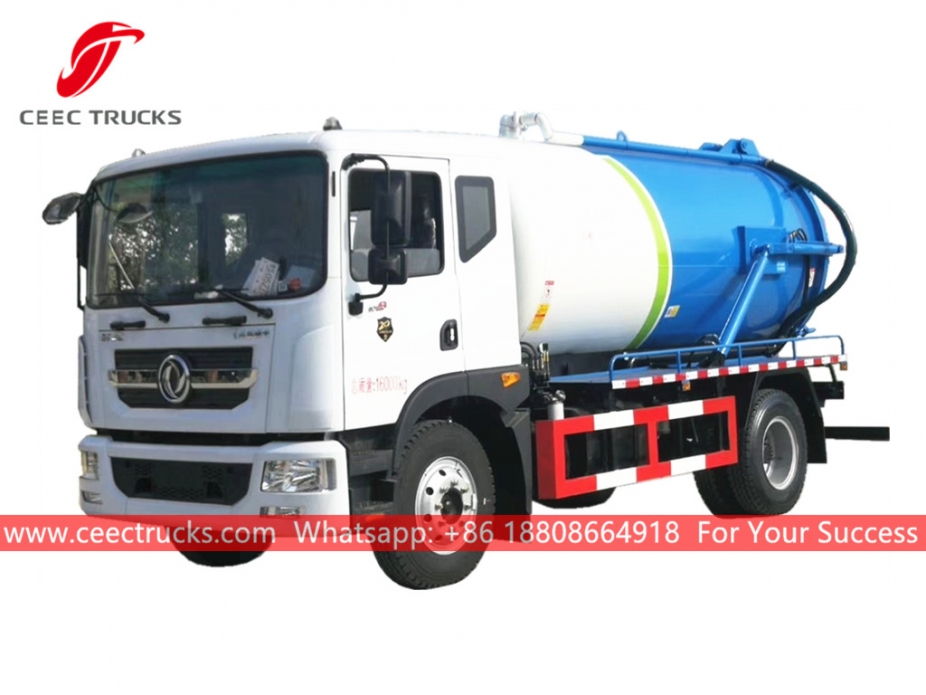၁၀ ကျူပီအမ် စွန့်ပစ်ရေ စုပ်ယူကား DONGFENG