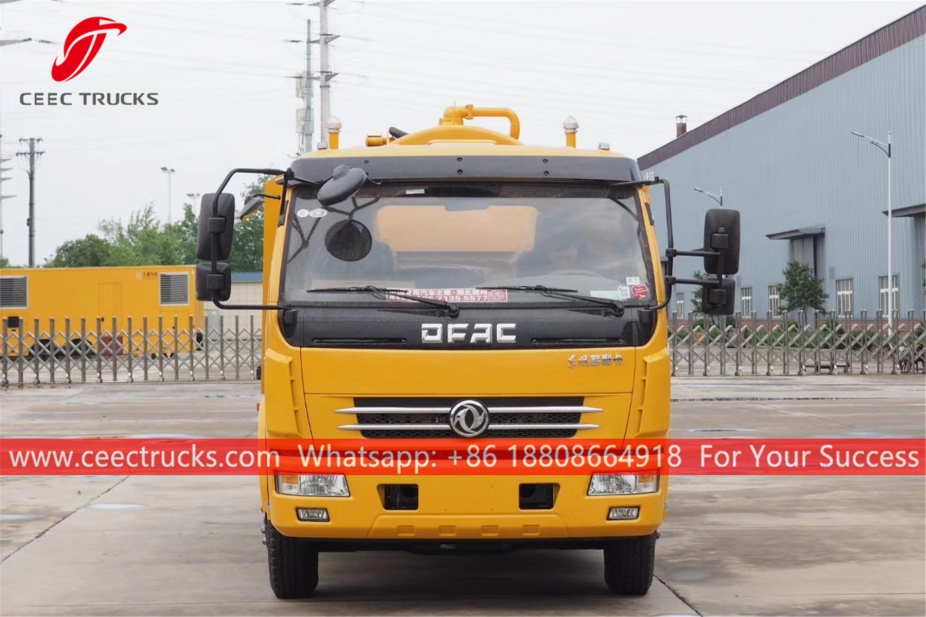 Dongfeng ၆ ကျူပီအမ် ပေါင်းစပ် ဆေးဖြန်း နှင့် စုပ်ယူကား
