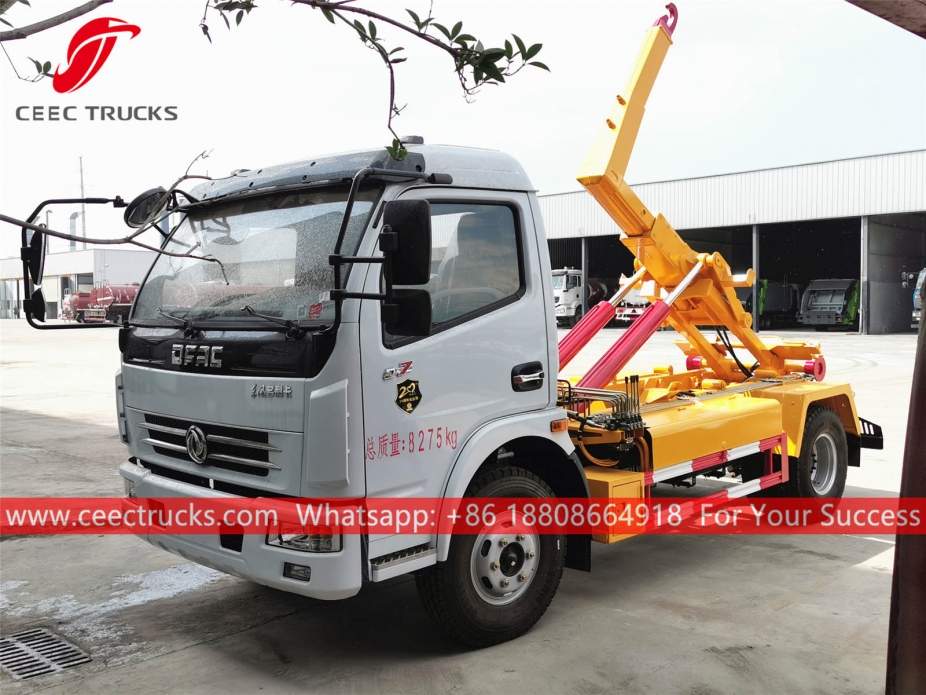 Dongfeng ချိတ်လက်ရှည် စွန့်ပစ်ပစ္စည်း ကား