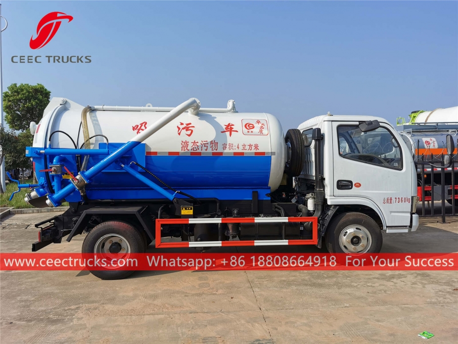 Dongfeng လီတာ ၄၀၀၀ စုပ်ယူကား
