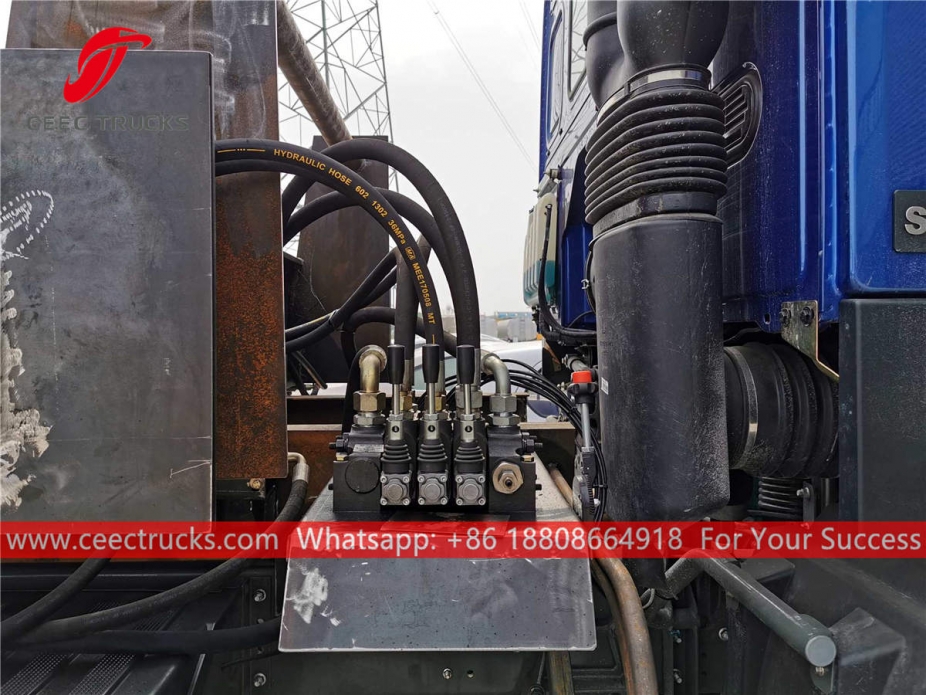 HOWO RHD လှည့်ကွက် လက်မောင်း သုံးပြီးအမှိုက် ယာဉ်