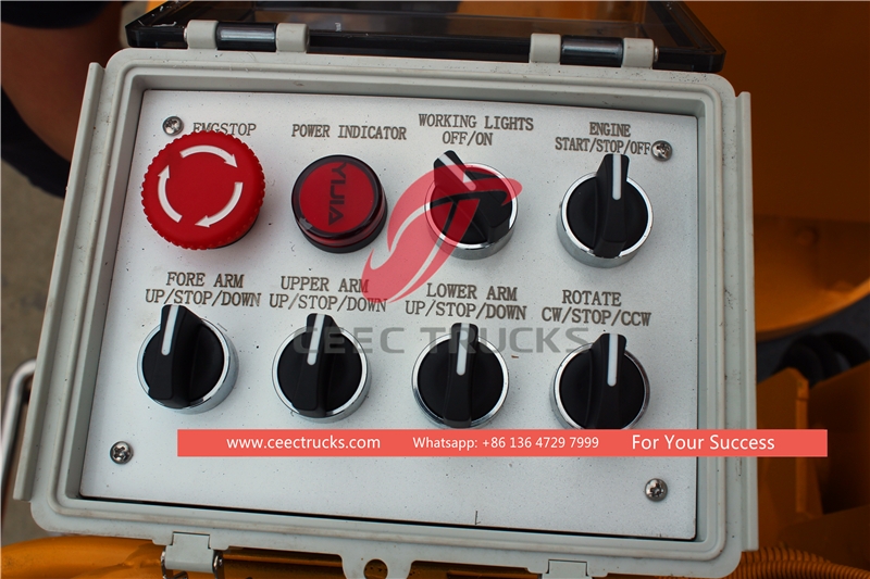 ISUZU မီတာ ၁၈ မီတာ လေထဲက ပလက်ဖောင်း ကား