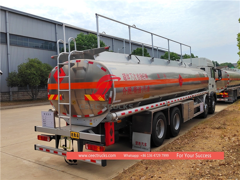 howo လုံးဝအသစ် ၄၀ cbm လောင်စာဆီ ဖြည့်သွင်းကား