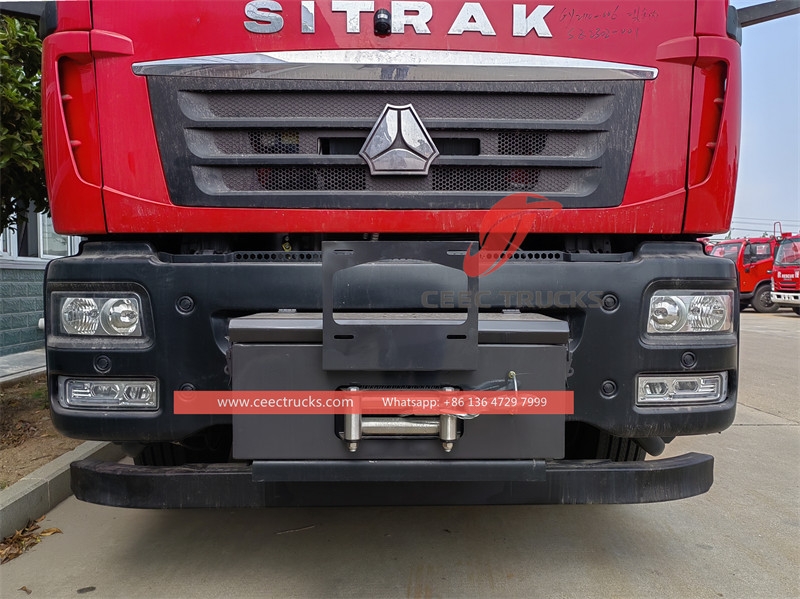 Howo မီးသတ်ကယ်ဆယ်ရေးယာဉ် (၅ တန် ကရိန်း နှင့် ၁၂ မီတာ အရေးပေါ်မီးပြ)