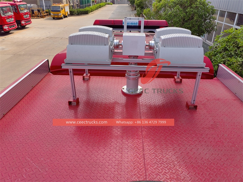 Howo မီးသတ်ကယ်ဆယ်ရေးယာဉ် (၅ တန် ကရိန်း နှင့် ၁၂ မီတာ အရေးပေါ်မီးပြ)