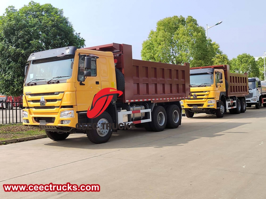 Howo 371 HP သတ္တုတွင်း ကား