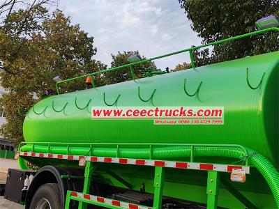 Isuzu FVR sludge vacuum pump tanker truck