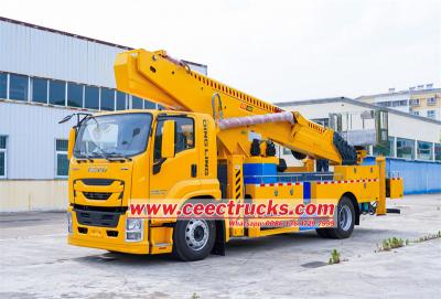 Isuzu 45m mounted aerial work platform truck