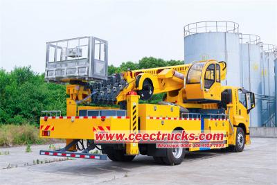 Isuzu 45m mounted aerial work platform truck